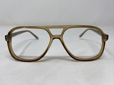 OnGuard OG-026 03 57-15-145 Tan Brown Plastic Full Rim Eyeglasses Frame JC63