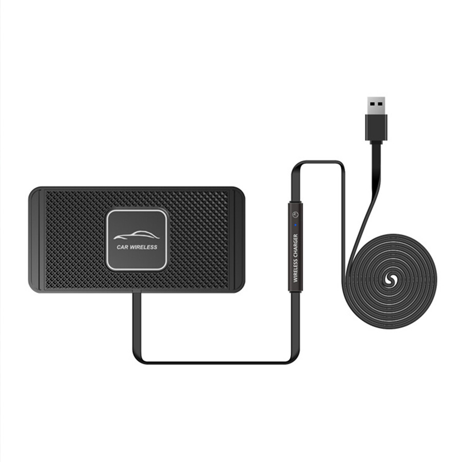Car Wireless Phone Charger Charging Pad Dashboard Holder Stand Non-slip Mat