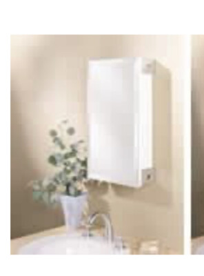 Jensen 760034 4 in. x 34 in. Surface-Mount Side Mirror Kit for Medicine Cabinet