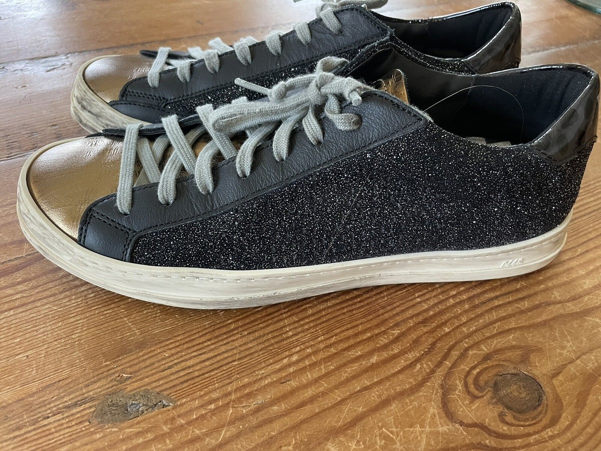 P448 John sneakers in black patent leather John Black/Metallic - Women main image 4