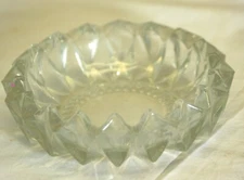 Criss Cross Clear Ashtray