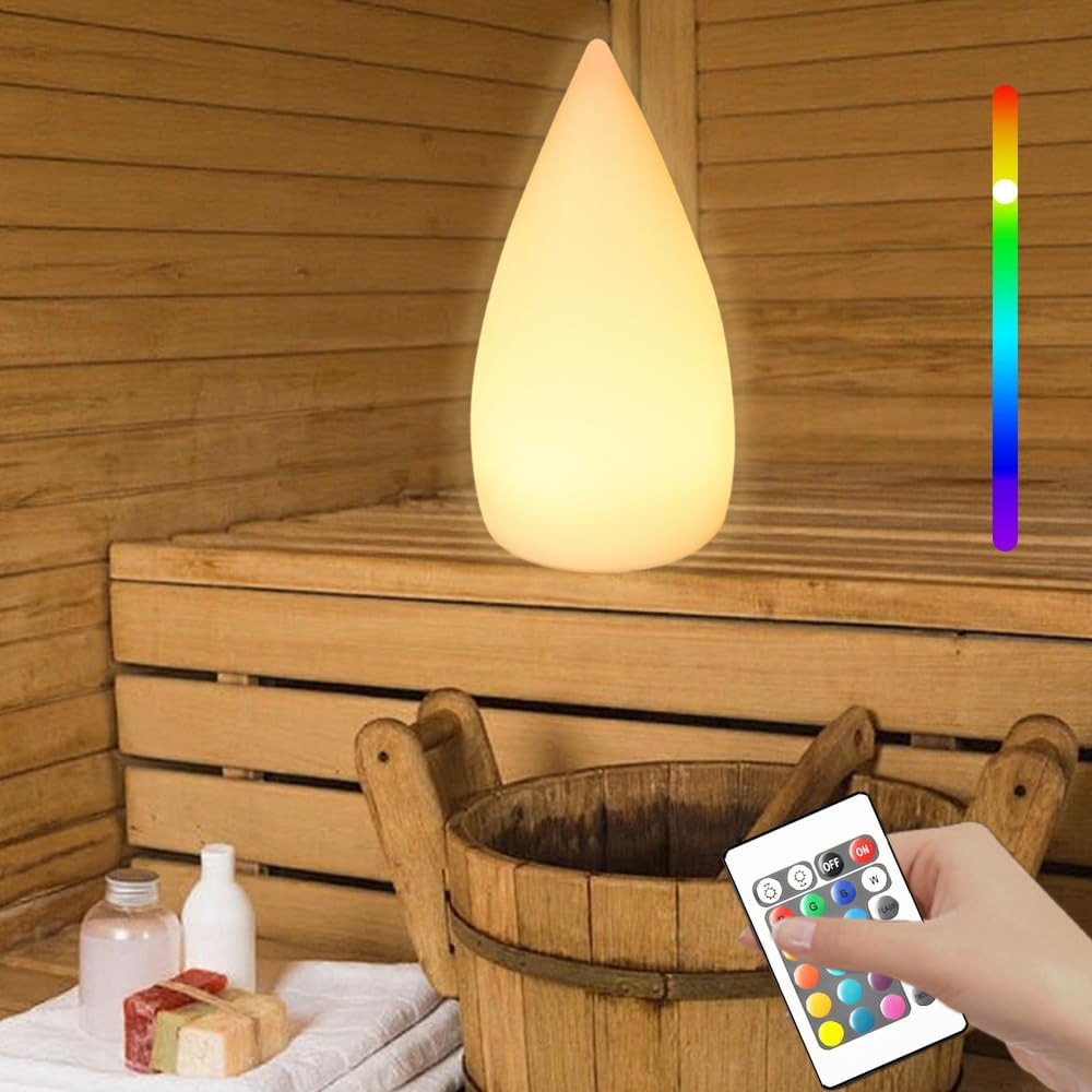 Lampada Da Sauna, Dimmerabile, per Sauna, Senza Fili, Con 16 Colori RGB E 4 Moda