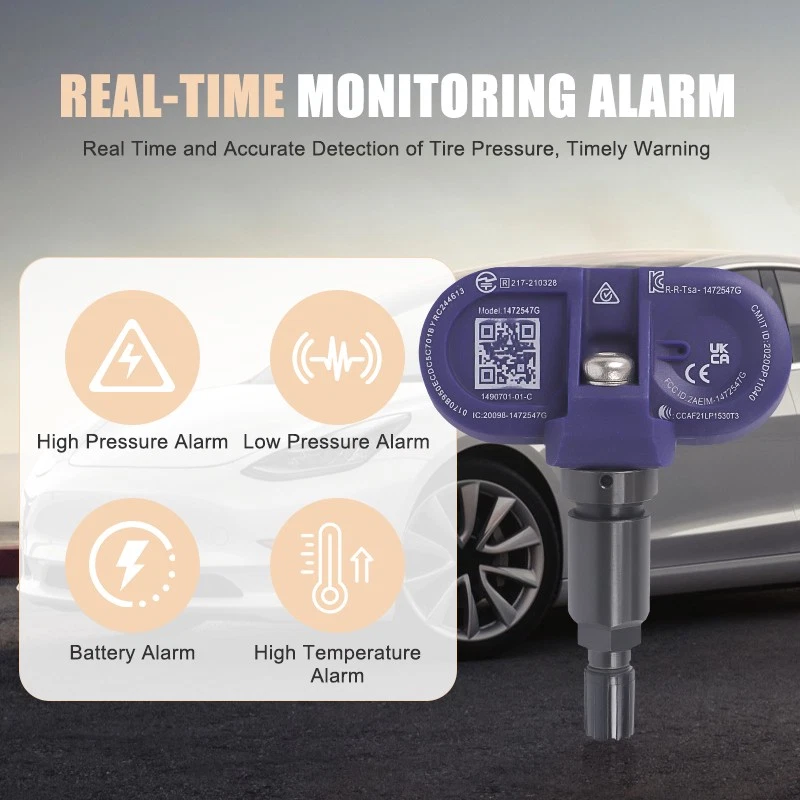 4X TPMS Bluetooth Tire Pressure Sensor for Tesla Model S 3 X Y 2021-2024 2023 - Image 3 of 4