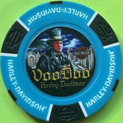 Harley Davidson Full Color Poker Chip from VooDoo HD in New Orleans, Louisiana