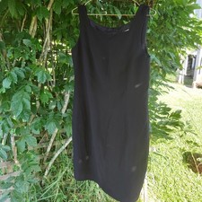 Anthea Crawford Size 14 Vintage Fully Lined Little Black Dress Made In Australia