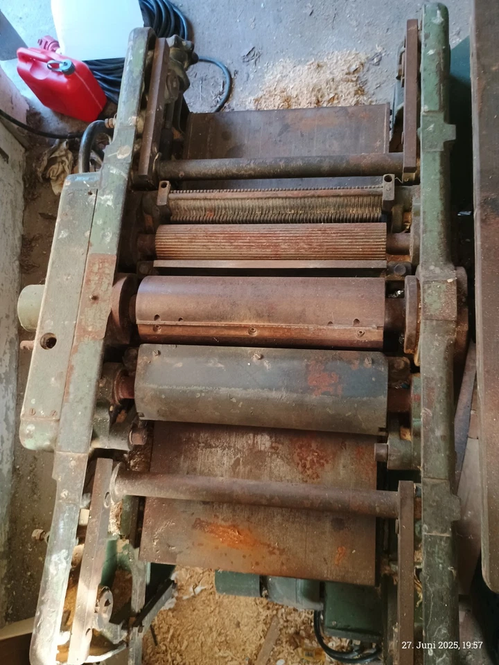 Tischlerei Hobelmaschine Holzbearbeitung DDR Original - Bild 4 von 4