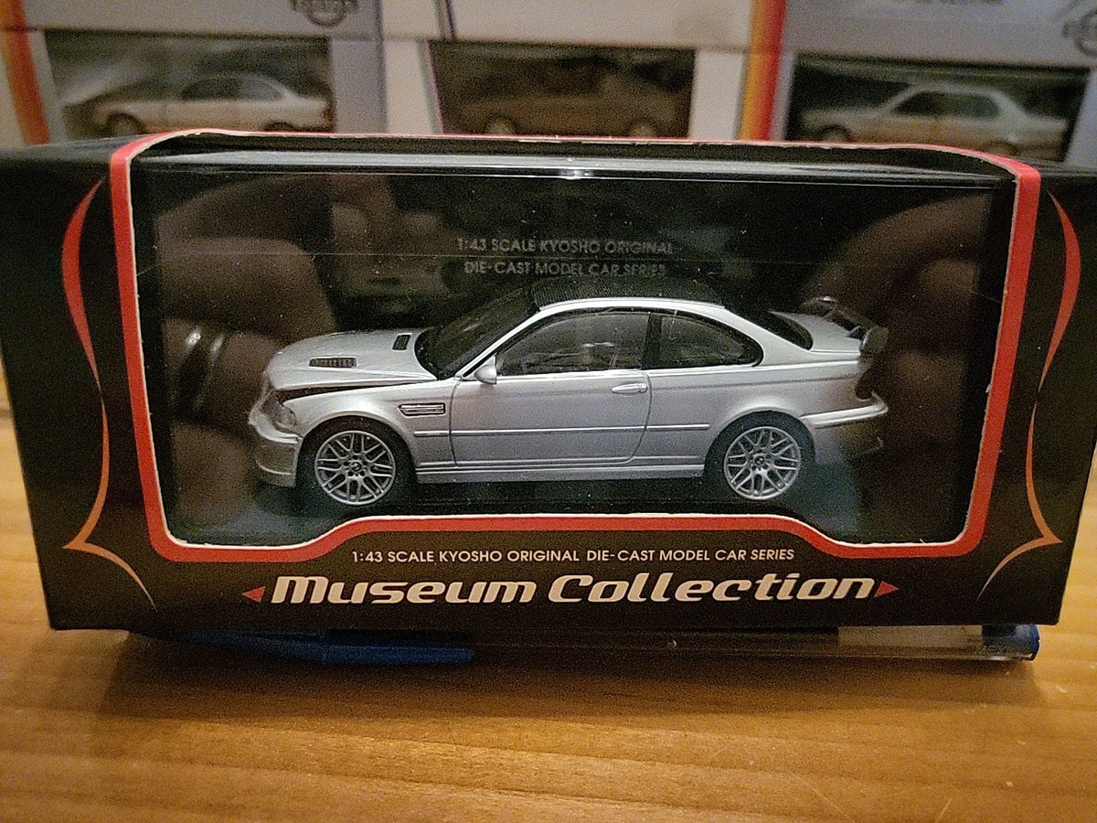 BMW M3 GTR silver ミニカー 京商 1/43 KYOSHO Mini-z Body BMW M3 GTR Silver | eBay