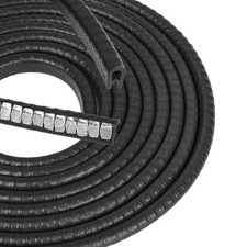 Seal Rubber Edge Trim Black Small Fits 1/16 Inch 20 Feet D010-20F
