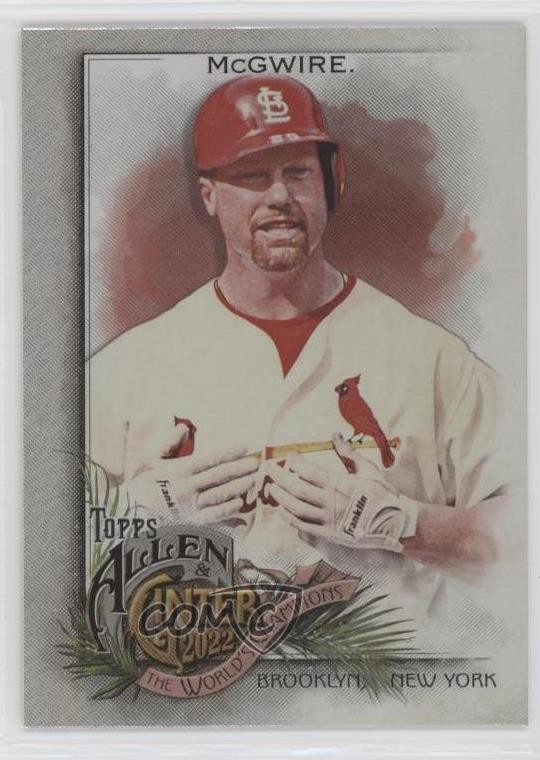 2022 Topps Allen & Ginter Hot Box Silver Portrait Mark McGwire #102 rs2