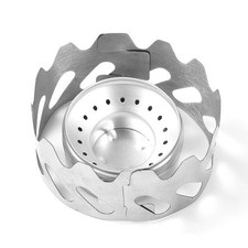 40ml Alcohol Stove Mini Aluminum Camping Burner with Windshield