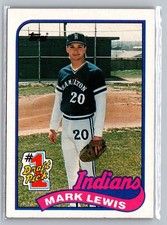 1989 Topps #222 Mark Lewis