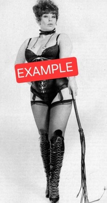 Vollbusige reife Herrin Frauen sexy Erotik Kunst Model Dessous Akt 8x6 Fotodruck