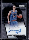 2017-18 Panini Prizm Willy Hernangomez Signatures Auto Autograph #SG-WH Knicks