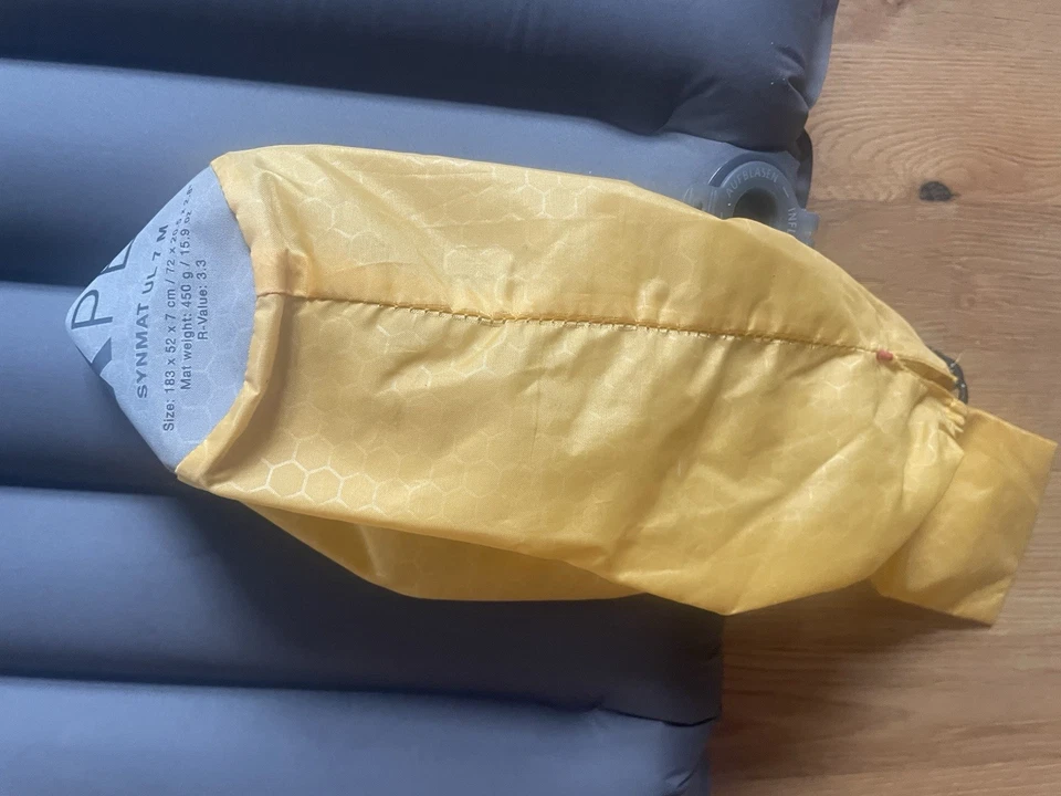 Exped Isomatte  SynMat  UL 7  M mit Repair Set Gelb 183 X 52 X 7 cm - Bild 3 von 3