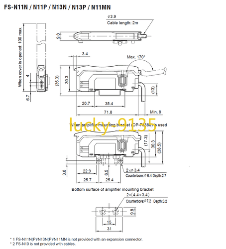 1pcs Keyence FS-N13N Fiber Amplifier - Picture 6 of 6