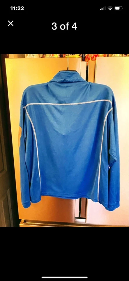 Camisa de rendimiento de manga larga Ping Golf talla XXL azul 1/4 cremallera sensor tela fresca Foto 3 de 4