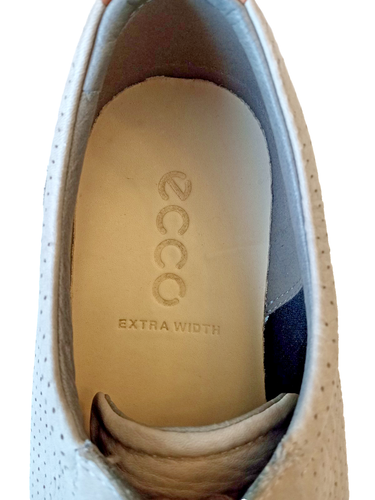 Ecco Soft 7 City Herren Perforiertes Leder Sneaker Schuhe Gr. 10 US / 44 EU Beige - Bild 14 von 14