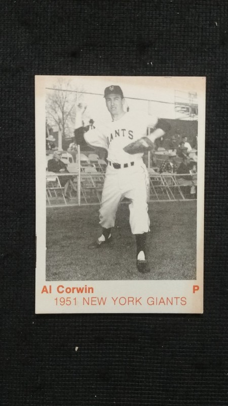 1975 TCMA Baseball Card  Al Corwin   ( G to VG )