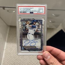 2024 Bowman Chrome 1st Jac Caglianone 1st Auto Sparkle /71 SSP🔥 PSA 10