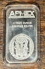APMEX Silver Bar 1 oz Troy Ounce
