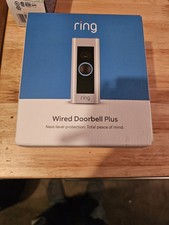 Ring Video Doorbell Wired - Black - Brand New