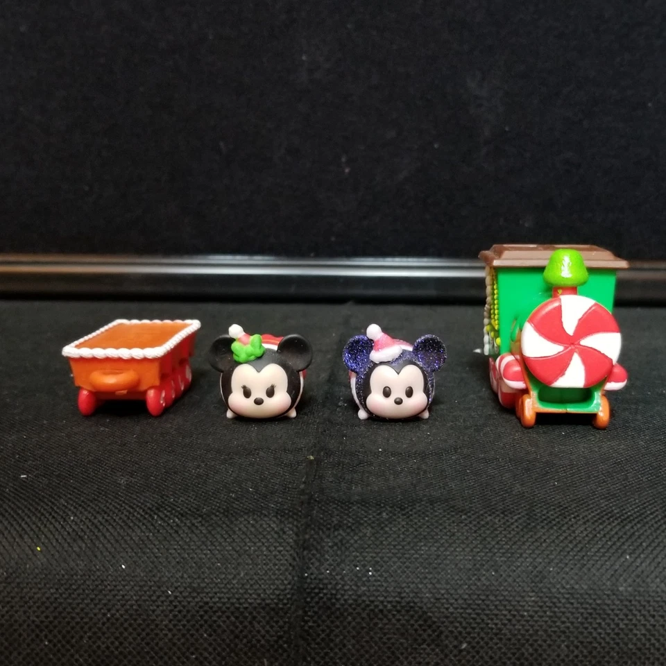 Disney Tsum Tsum Navidad 12 Lote Tren Mickey Minnie Donald Goofy Pluto Daisy Foto 3 de 4