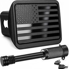 2.5 Black Usa Flag Stainless Steel Hitch Cover Fits 2.5 Receiver 2.5 Black Usa Flag Stainless Steel Hitch Cover Fits 2.5 Receiver