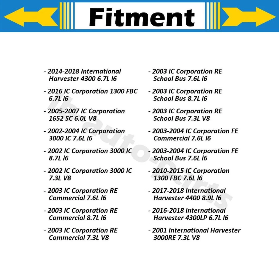 2x Manguera de freno trasera para International Harvester 4900 12,0 L 2001 Foto 4 de 4