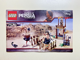 Lego Prince of Persia Set 7570 The Ostrich Race 100% Complete with Instructions