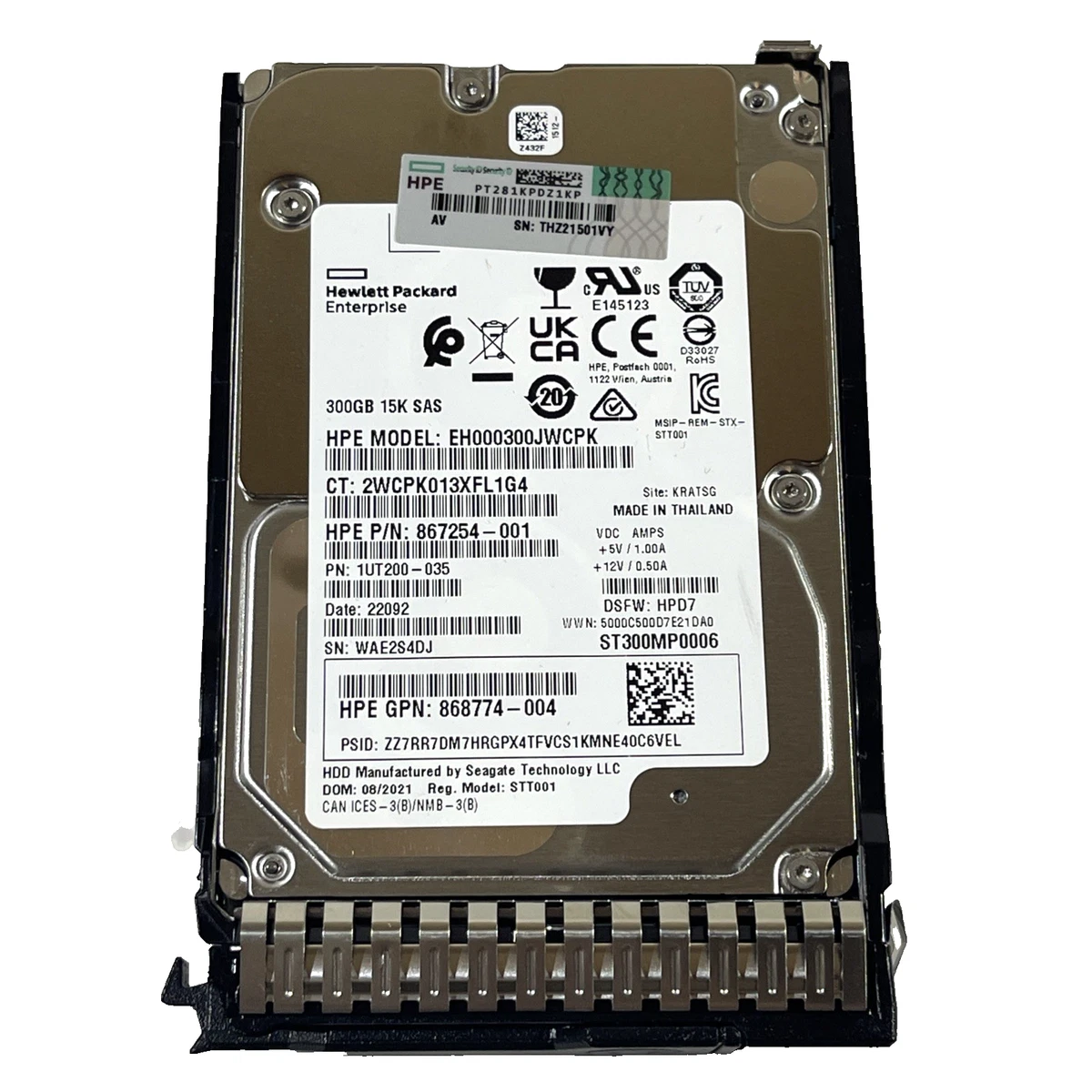 HP SAS 300GB 2.5