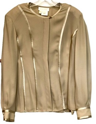 Escada Margaretha Ley Silk Blouse Top -Size 42
