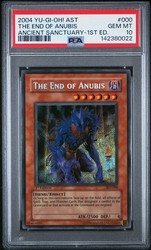 The End of Anubis AST-000 Secret Rare 1st Edition Ancient Sanctuary