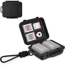 Portable Battery Memory Card Storage Case for 3 SD Card,4 CFexpress -B/XQD Ca...