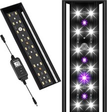 8-Inch LED UVB Reptile Light with Auto On/Off Preset Day-Night Cycle Dimming