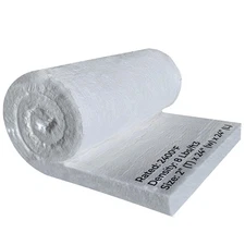Ceramic Fiber Insulation Blanket - 2" x 24" x 24” - 2400F 8# Densit... Fas