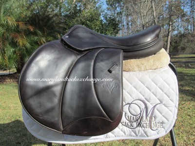 18'' VOLTAIRE PALM BEACH BUFFALO close contact jumping saddle-4AAA -2019 MODEL