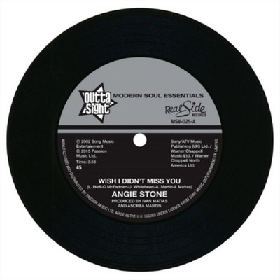 Angie Stone Wish I Didn't Miss You (Schallplatte) 7'' Single