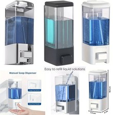 Liquid Soap Dispenser Hand Wash Toilet Bath Organiser Wall Mountable Shower Gell