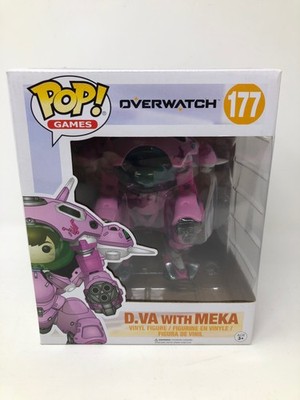 Funko POP! Games Overwatch D.Va with Meka Supersized #177 Vinyl Figure DAMAGED