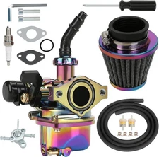YOXUFA PZ19 Carburetor 19mm 110cc Carburetor for 125cc 110cc 50cc 70cc Dirt Bike