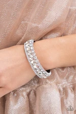 Paparazzi: Mega Megawatt - White Bracelet