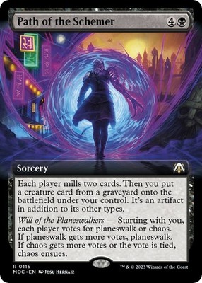 LP - Path of the Schemer (Extended Art) MOC - 115 Commander: March of the Mac...