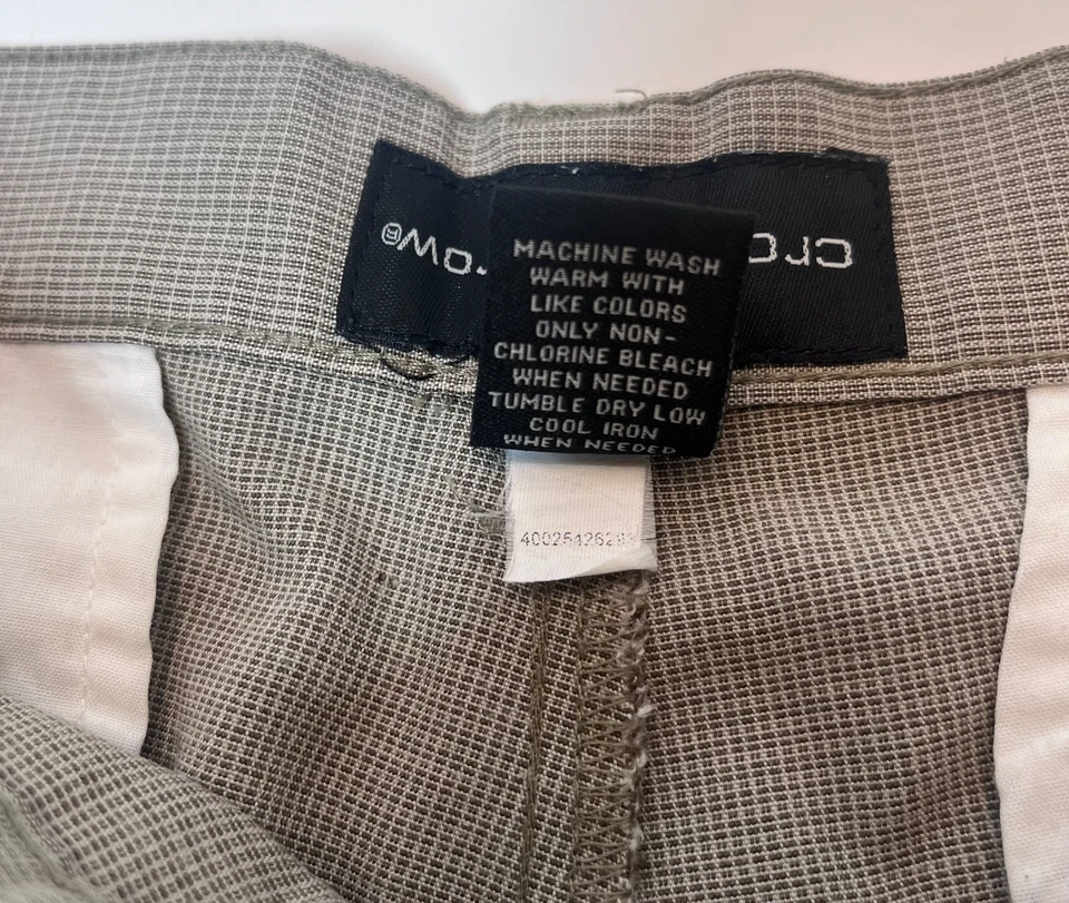 Croft & Barrow Men's Dress Shorts Tan Checked Size 34 - Image 4 of 4