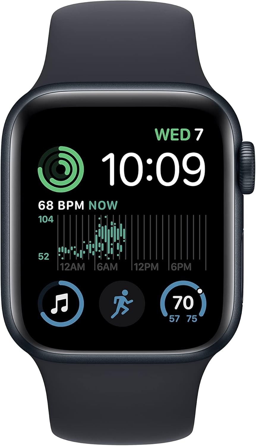 Apple Watch Series SE GPS 44mm Aluminum Excellent 100% Battery - Mint