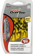 Pride Performance Striped Golf Tees (Pack of 30), 2-3/4", 2.75, Yellow 