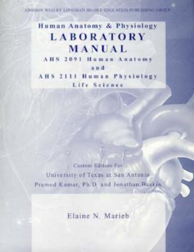 Human A and P Lab Manual by Elaine N. Marieb and Challa Kumar (1998 ...