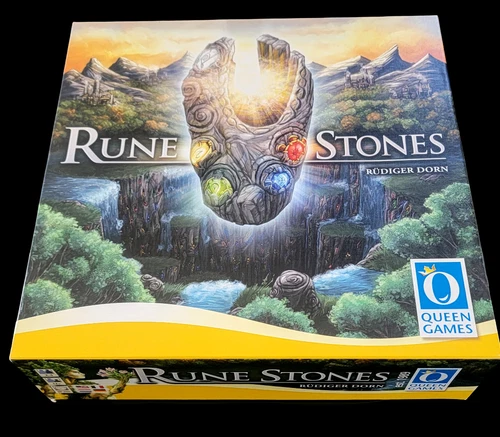Queen Games Rune Stones Fantasy Strategy Board Game, 2-4 Players - Open Box Item