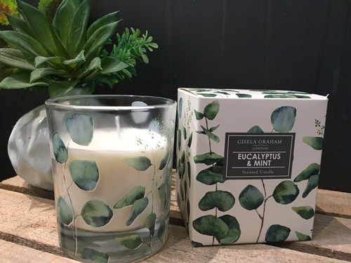 New Gisela Graham Concrete citronella 10cm Sunburst Candle 9hr Burning time - Picture 7 of 12