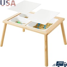 Sensory Table Toddlers Indoor Play Activity Storage Bins Sandbox Water Fun New