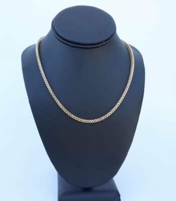 24k Gold Plated Franco Chain - 3mm (PVD Plated)
